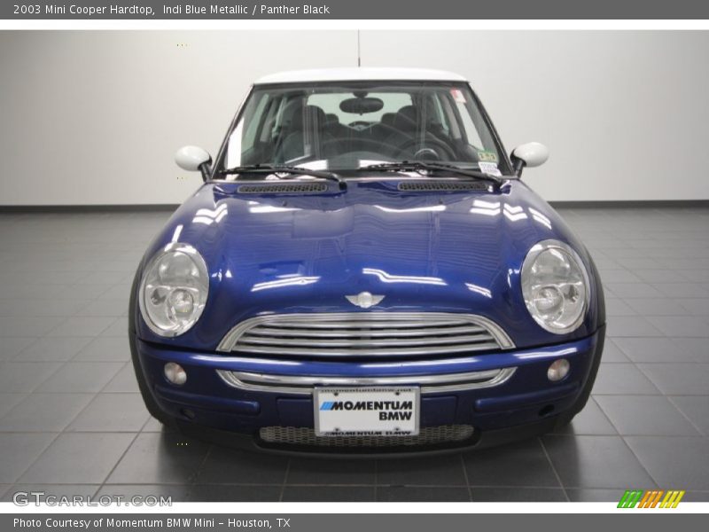Indi Blue Metallic / Panther Black 2003 Mini Cooper Hardtop