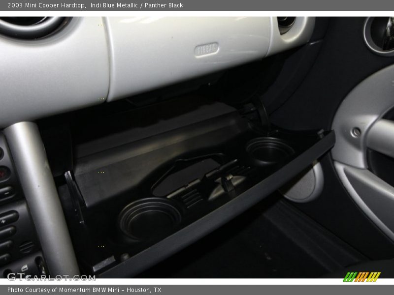 Indi Blue Metallic / Panther Black 2003 Mini Cooper Hardtop