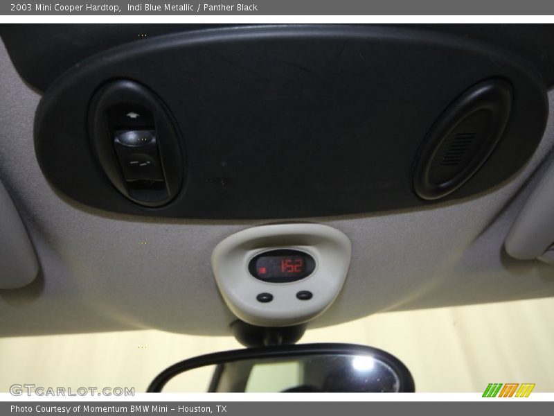 Indi Blue Metallic / Panther Black 2003 Mini Cooper Hardtop