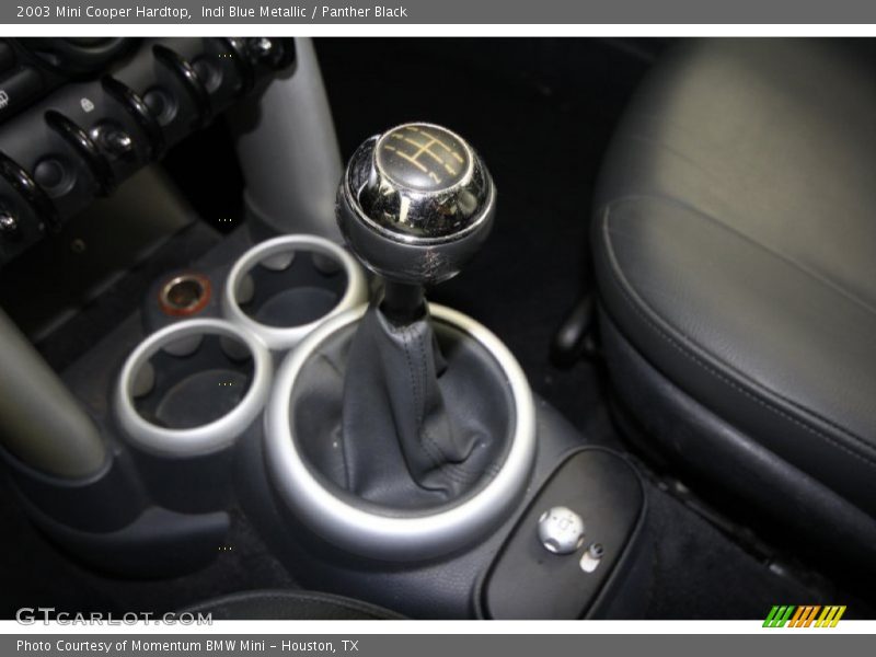 Indi Blue Metallic / Panther Black 2003 Mini Cooper Hardtop