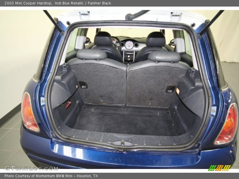 Indi Blue Metallic / Panther Black 2003 Mini Cooper Hardtop
