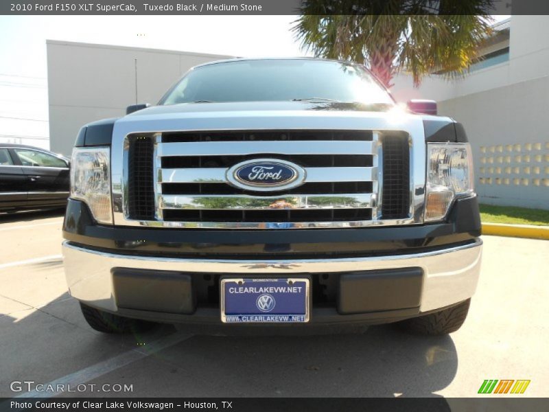 Tuxedo Black / Medium Stone 2010 Ford F150 XLT SuperCab