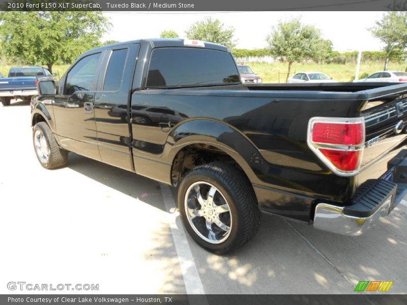 Tuxedo Black / Medium Stone 2010 Ford F150 XLT SuperCab