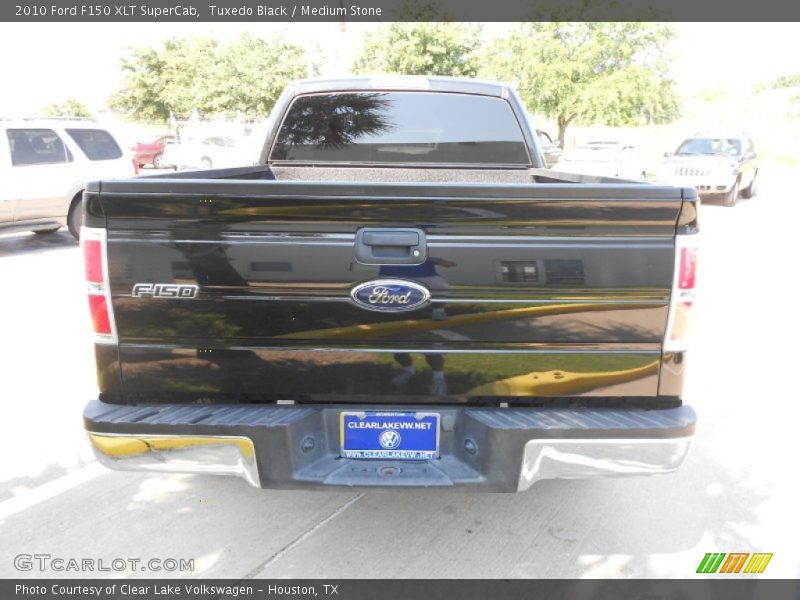 Tuxedo Black / Medium Stone 2010 Ford F150 XLT SuperCab