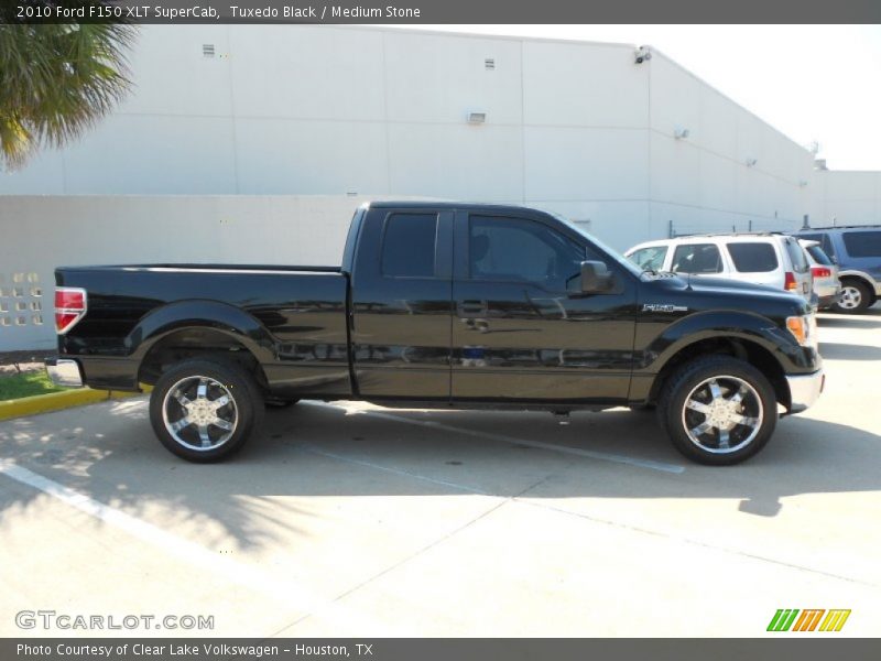 Tuxedo Black / Medium Stone 2010 Ford F150 XLT SuperCab