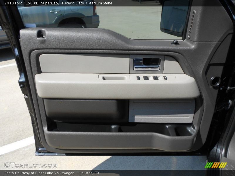 Tuxedo Black / Medium Stone 2010 Ford F150 XLT SuperCab