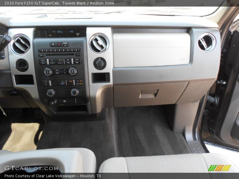 Tuxedo Black / Medium Stone 2010 Ford F150 XLT SuperCab