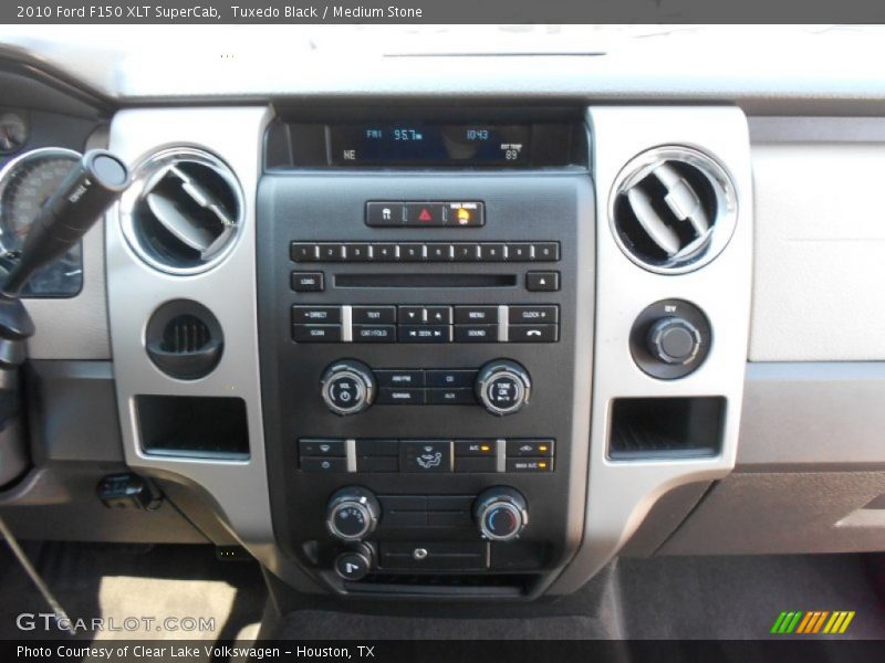 Tuxedo Black / Medium Stone 2010 Ford F150 XLT SuperCab