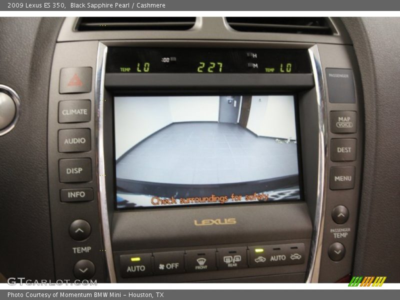 Black Sapphire Pearl / Cashmere 2009 Lexus ES 350