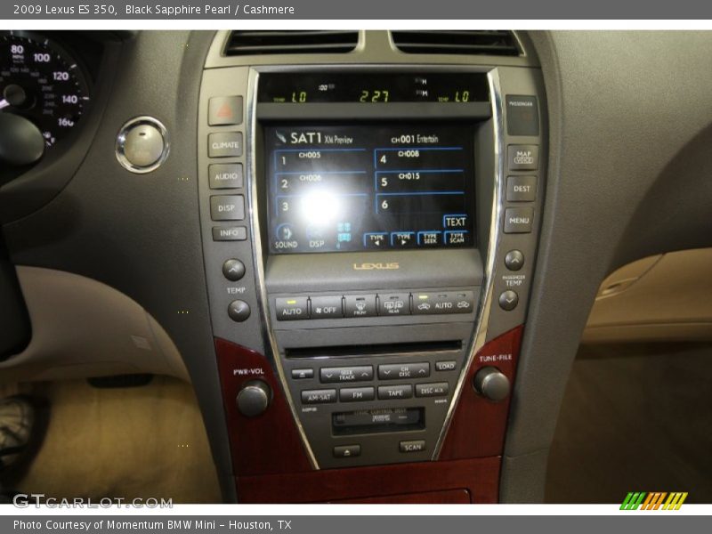 Black Sapphire Pearl / Cashmere 2009 Lexus ES 350