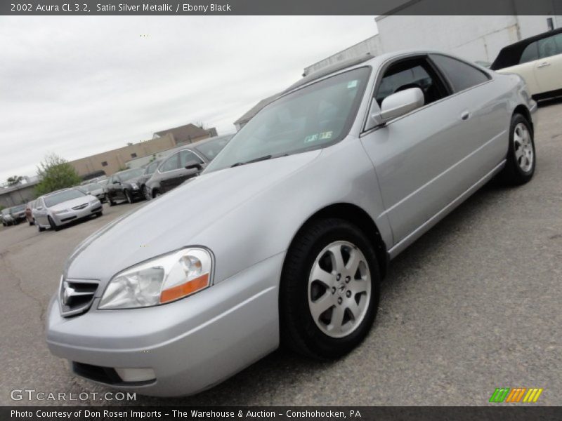Satin Silver Metallic / Ebony Black 2002 Acura CL 3.2