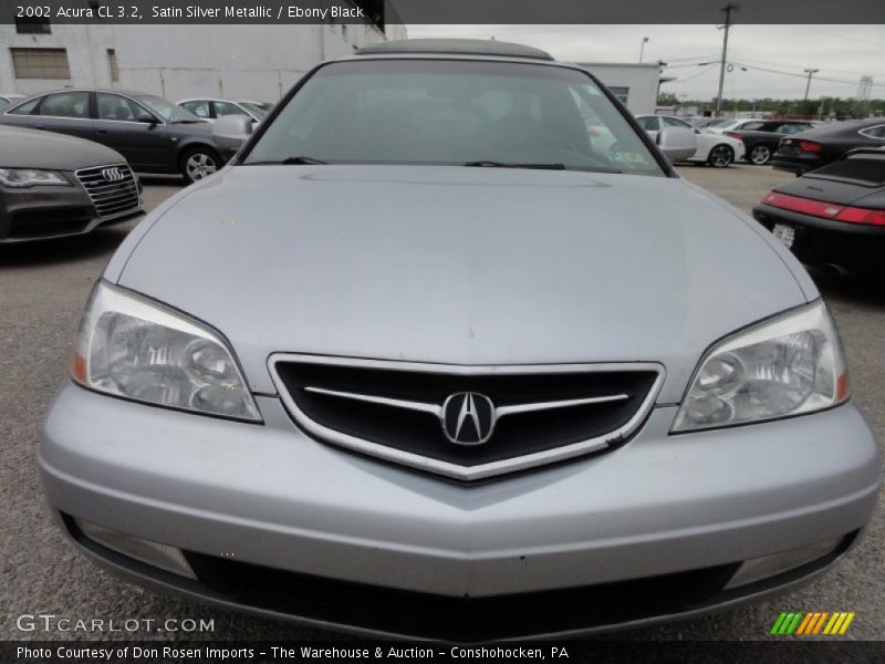 Satin Silver Metallic / Ebony Black 2002 Acura CL 3.2