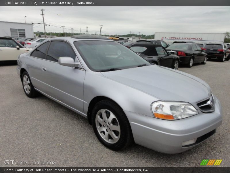 Satin Silver Metallic / Ebony Black 2002 Acura CL 3.2