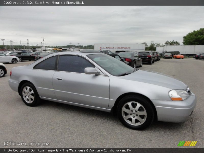Satin Silver Metallic / Ebony Black 2002 Acura CL 3.2