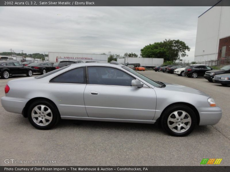 Satin Silver Metallic / Ebony Black 2002 Acura CL 3.2