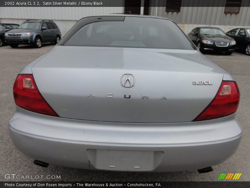 Satin Silver Metallic / Ebony Black 2002 Acura CL 3.2