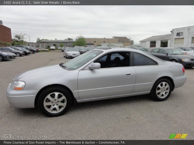 Satin Silver Metallic / Ebony Black 2002 Acura CL 3.2
