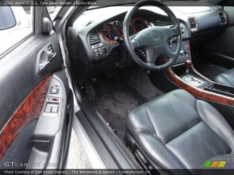 Satin Silver Metallic / Ebony Black 2002 Acura CL 3.2