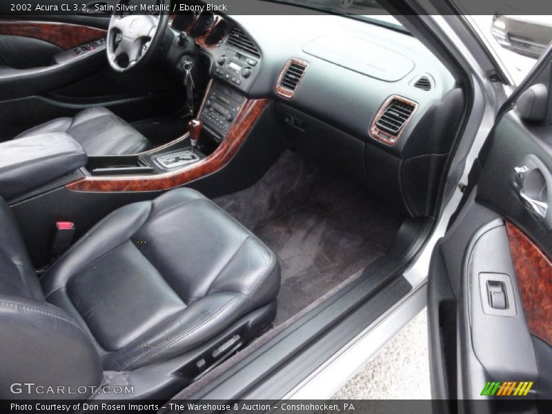 Satin Silver Metallic / Ebony Black 2002 Acura CL 3.2