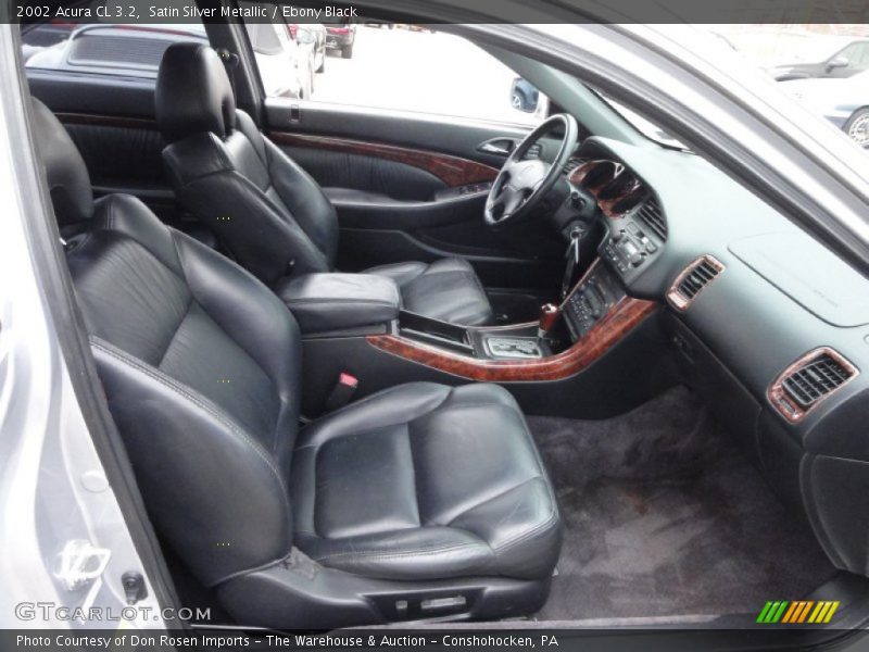 Satin Silver Metallic / Ebony Black 2002 Acura CL 3.2