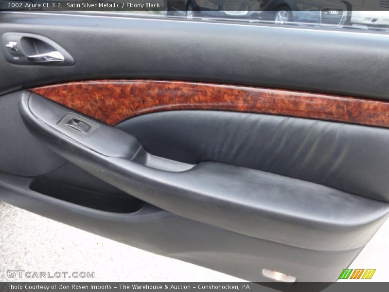 Satin Silver Metallic / Ebony Black 2002 Acura CL 3.2