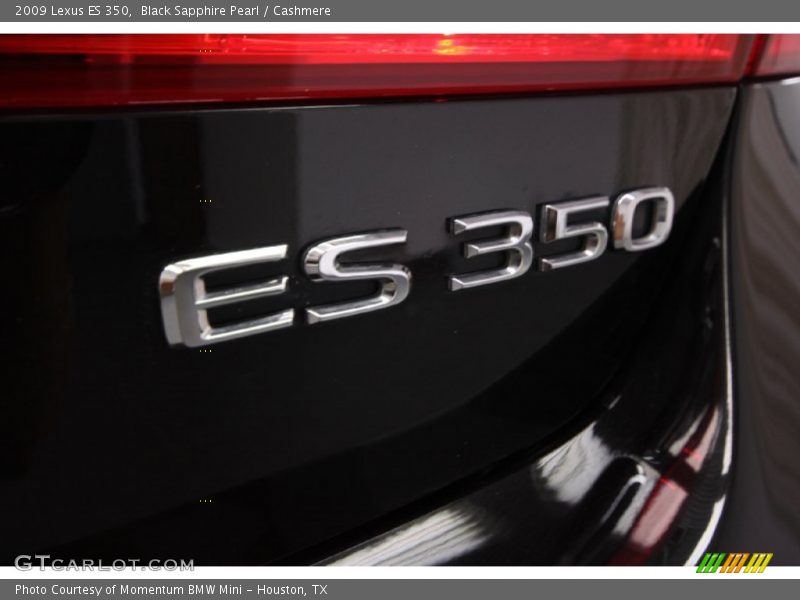 Black Sapphire Pearl / Cashmere 2009 Lexus ES 350