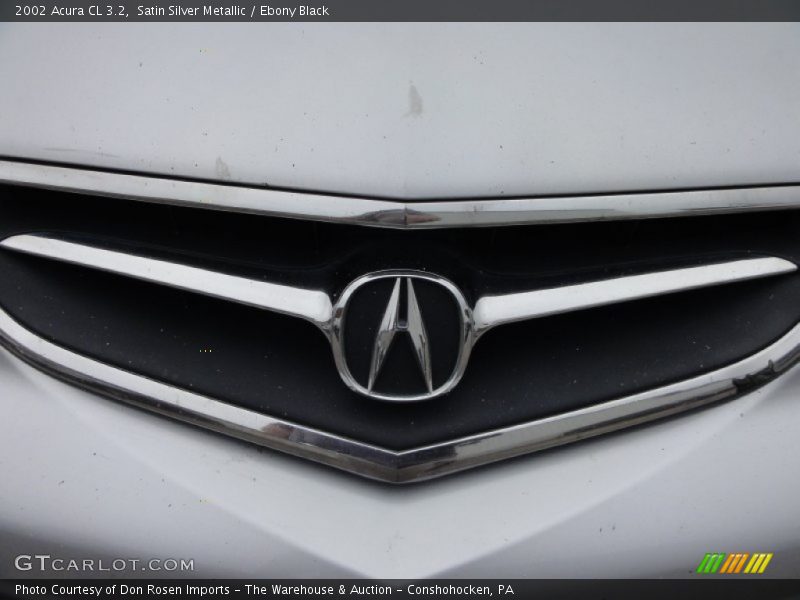 Satin Silver Metallic / Ebony Black 2002 Acura CL 3.2