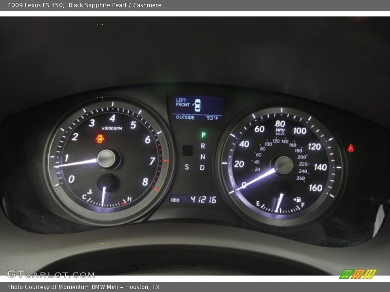Black Sapphire Pearl / Cashmere 2009 Lexus ES 350