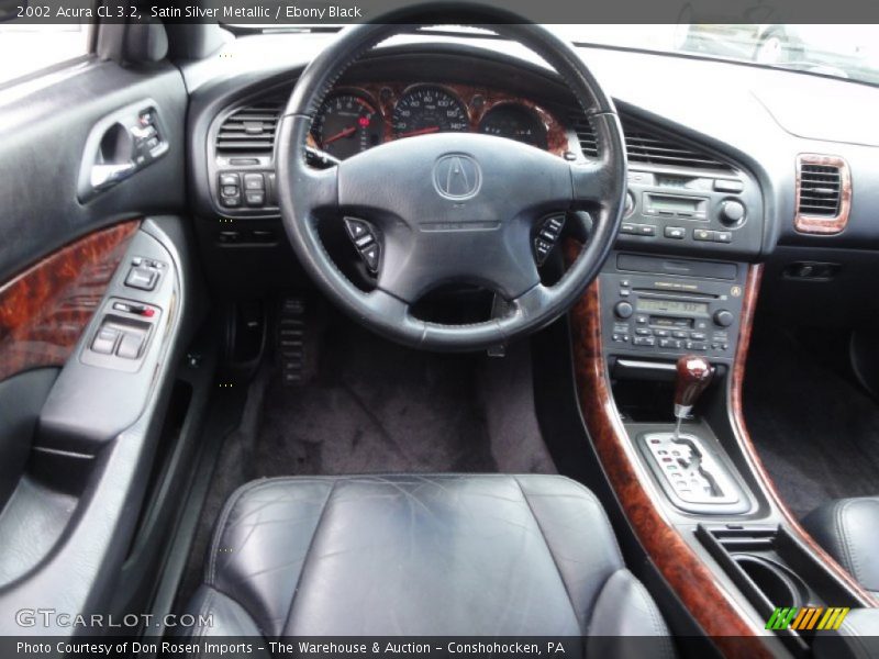 Satin Silver Metallic / Ebony Black 2002 Acura CL 3.2