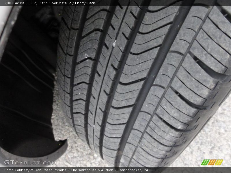 Satin Silver Metallic / Ebony Black 2002 Acura CL 3.2