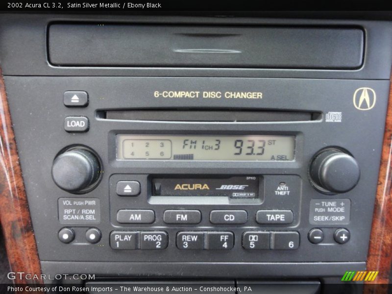 Audio System of 2002 CL 3.2