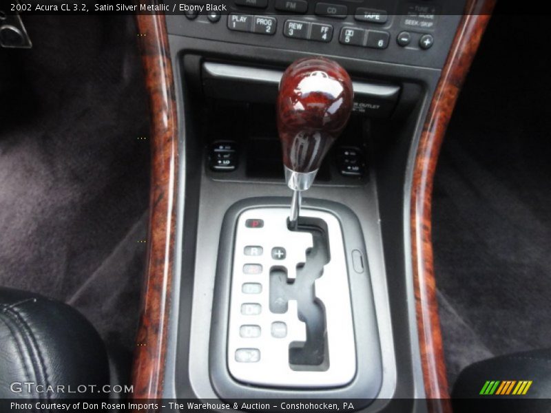 Satin Silver Metallic / Ebony Black 2002 Acura CL 3.2