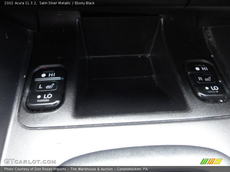Satin Silver Metallic / Ebony Black 2002 Acura CL 3.2