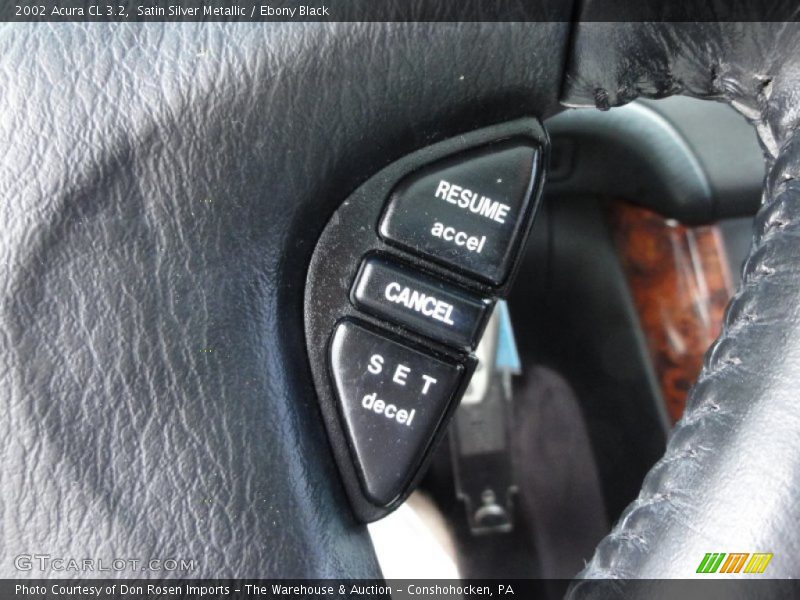 Satin Silver Metallic / Ebony Black 2002 Acura CL 3.2