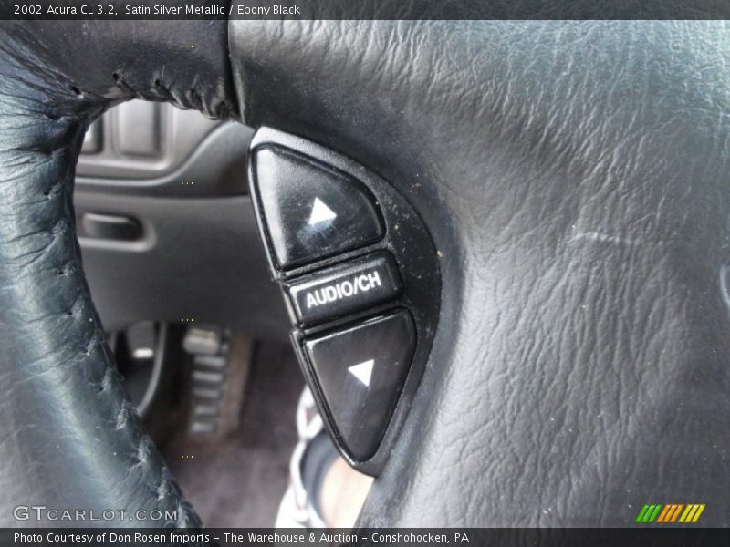 Satin Silver Metallic / Ebony Black 2002 Acura CL 3.2