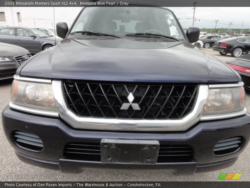 Memphis Blue Pearl / Gray 2003 Mitsubishi Montero Sport XLS 4x4