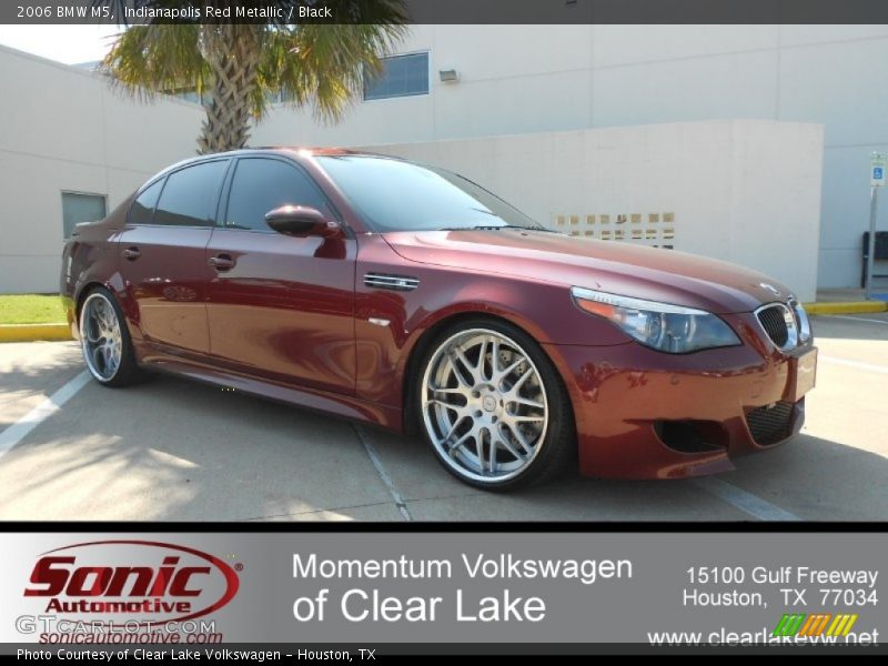 Indianapolis Red Metallic / Black 2006 BMW M5