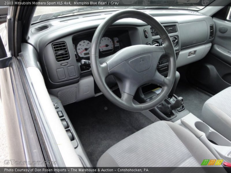Memphis Blue Pearl / Gray 2003 Mitsubishi Montero Sport XLS 4x4