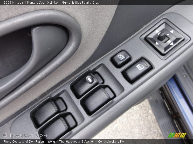 Memphis Blue Pearl / Gray 2003 Mitsubishi Montero Sport XLS 4x4