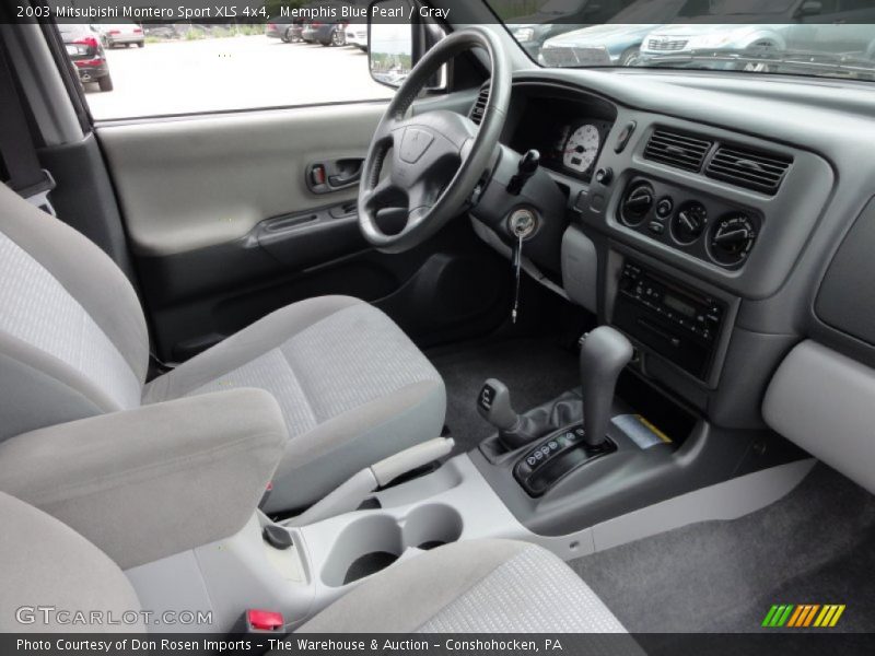 Memphis Blue Pearl / Gray 2003 Mitsubishi Montero Sport XLS 4x4