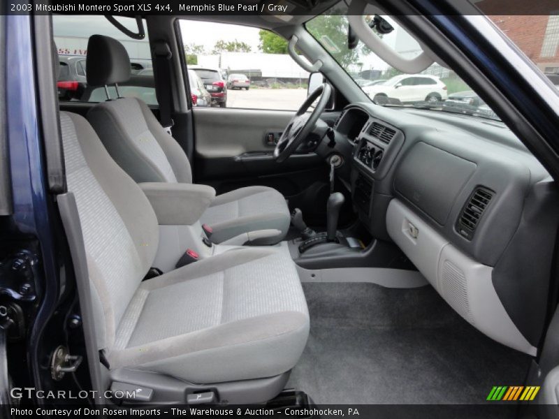 Memphis Blue Pearl / Gray 2003 Mitsubishi Montero Sport XLS 4x4