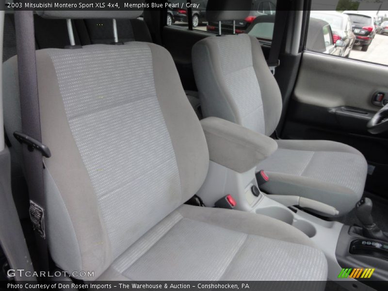 Memphis Blue Pearl / Gray 2003 Mitsubishi Montero Sport XLS 4x4