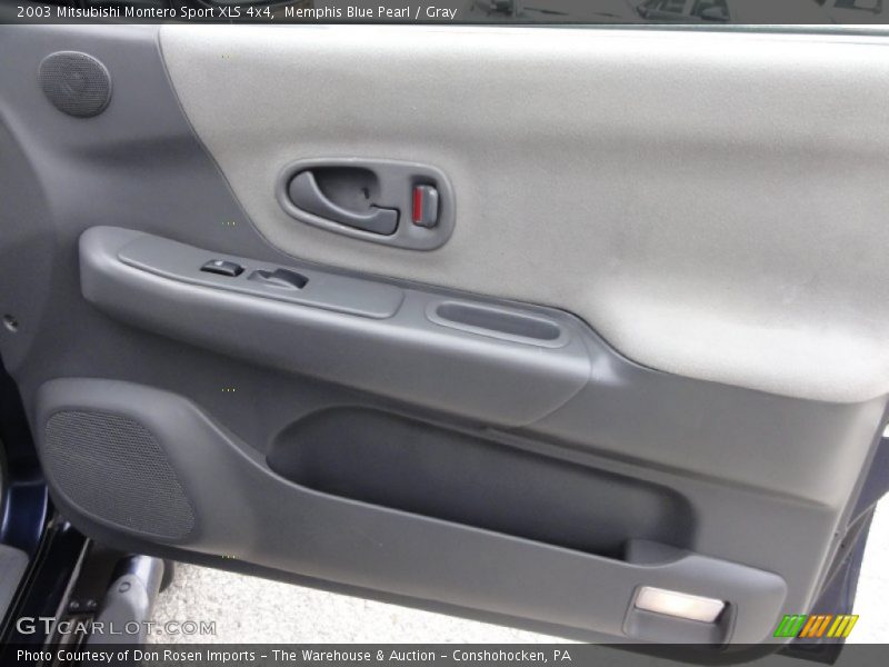 Memphis Blue Pearl / Gray 2003 Mitsubishi Montero Sport XLS 4x4