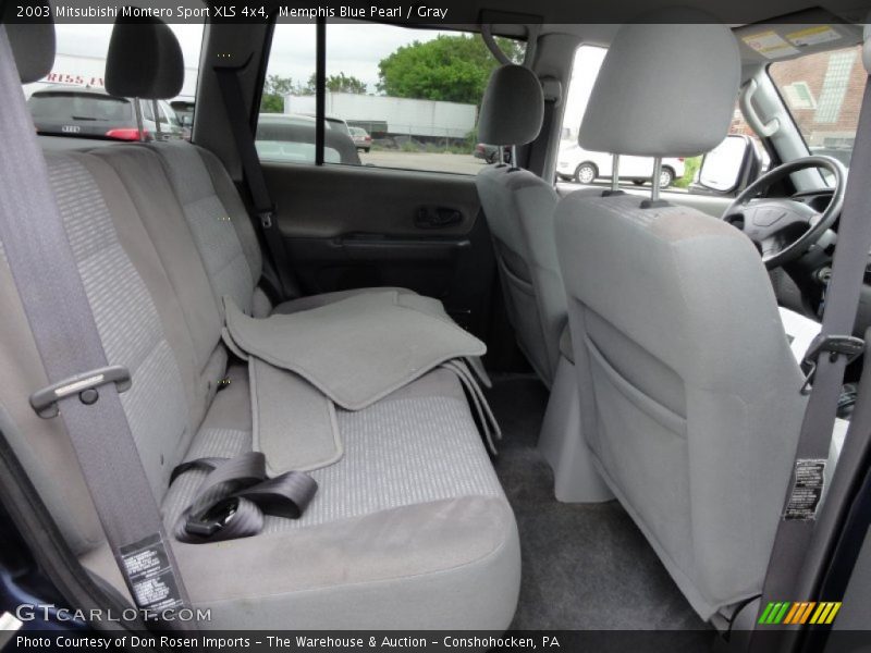 Memphis Blue Pearl / Gray 2003 Mitsubishi Montero Sport XLS 4x4