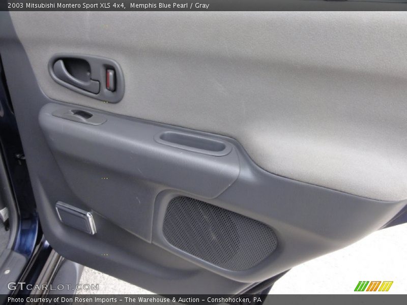 Memphis Blue Pearl / Gray 2003 Mitsubishi Montero Sport XLS 4x4