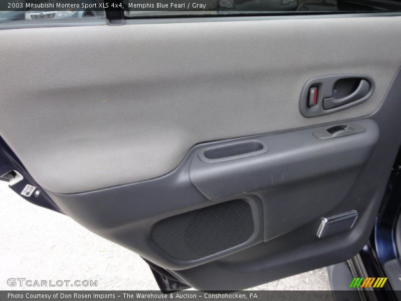 Memphis Blue Pearl / Gray 2003 Mitsubishi Montero Sport XLS 4x4