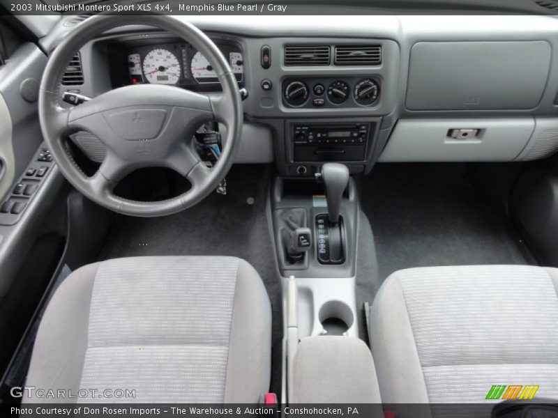 Memphis Blue Pearl / Gray 2003 Mitsubishi Montero Sport XLS 4x4