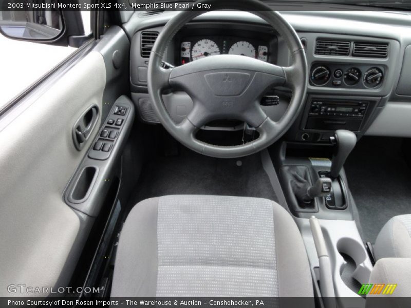 Memphis Blue Pearl / Gray 2003 Mitsubishi Montero Sport XLS 4x4