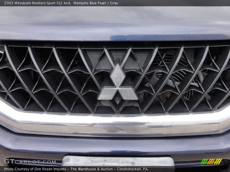 Memphis Blue Pearl / Gray 2003 Mitsubishi Montero Sport XLS 4x4