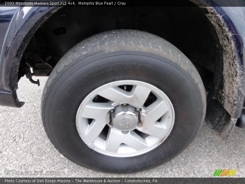 Memphis Blue Pearl / Gray 2003 Mitsubishi Montero Sport XLS 4x4